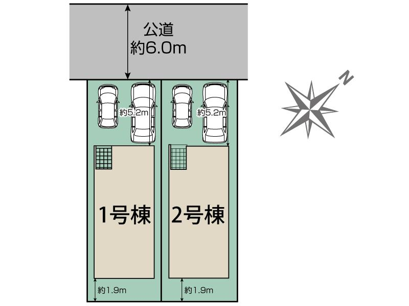 千葉市美浜区磯辺3丁目2棟 区画図
