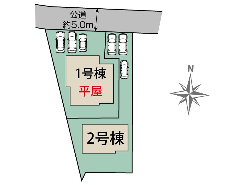 高崎市倉賀野町2棟 区画図