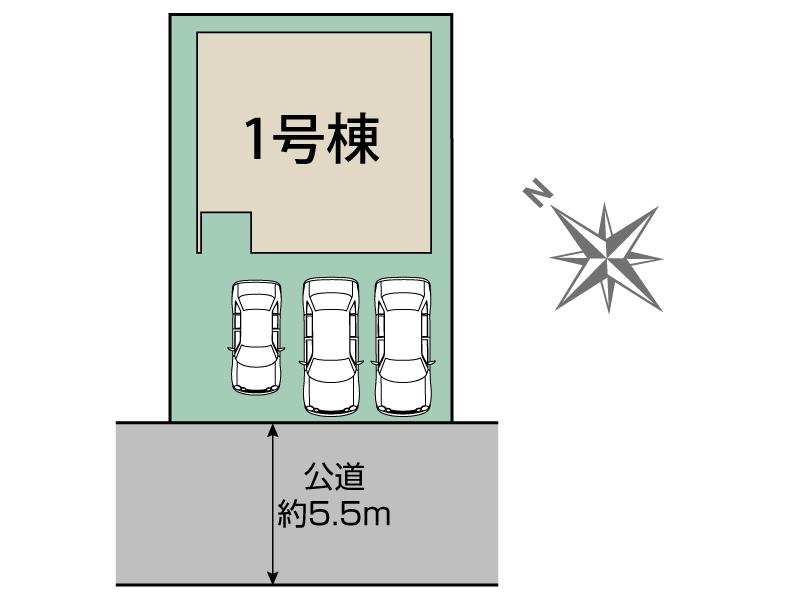 豊田市永覚新町1丁目1棟 区画図