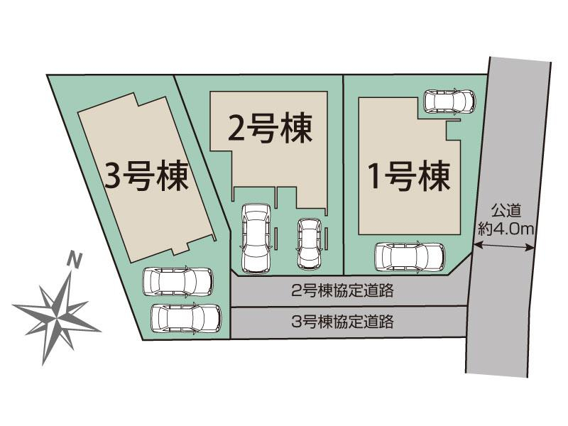 伊丹市鈴原町8丁目3棟 区画図