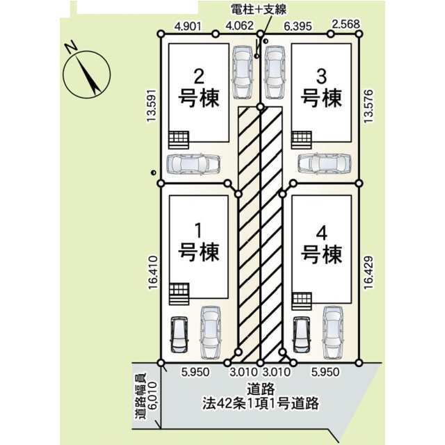 クレイドルガーデン大分市花江川 第3の見取り図