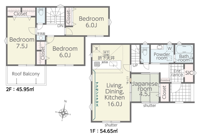 全室南向き４ＬＤＫ+ＳＩＣ付き！！