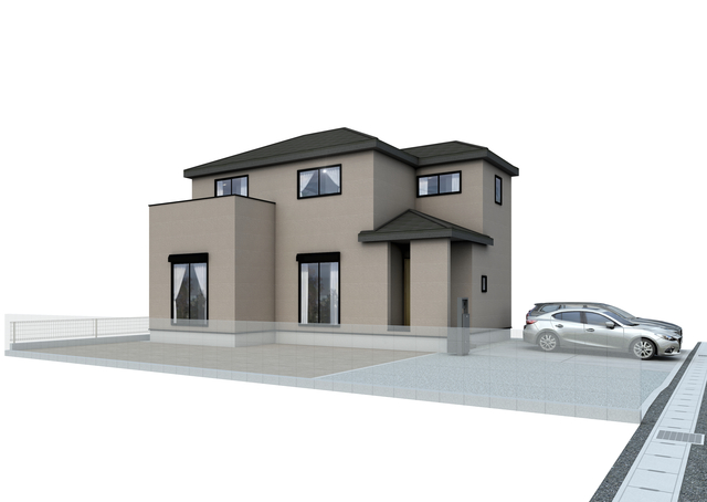 外観完成予想パース
※ＣＧイメージにつき実際にと異なる場合がございます。