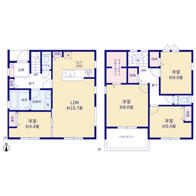 リーブルガーデン一宮市蓮池第３の見取り図