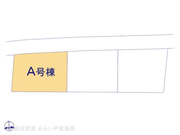 ハートフルタウン土浦市真鍋5丁目2086番の見取り図
