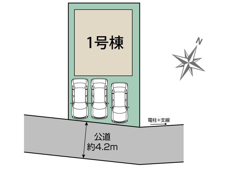 富士見市水子1棟 区画図