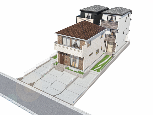 ハートフルタウン本八幡　市川市原木3丁目852番　完成予想パースです♪