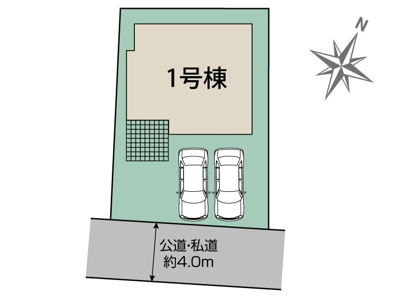 東村山市秋津町3丁目1棟 区画図