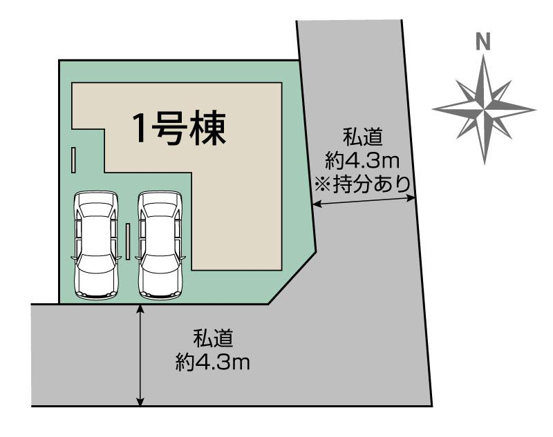 さいたま市緑区三室2期1棟 区画図