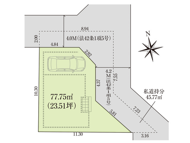 グラファーレ4346門真市千石西町１棟の見取り図