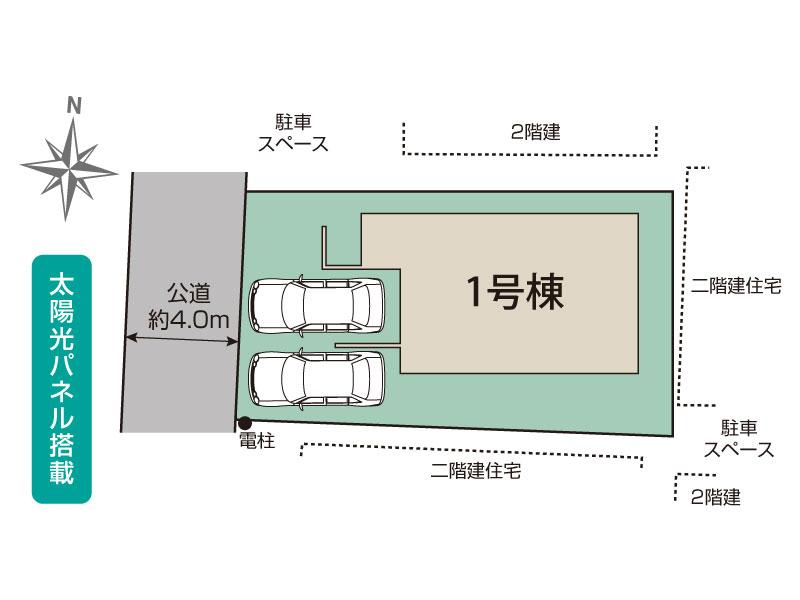草加市新善町1棟 区画図