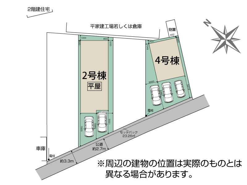 上尾市領家3期4棟 区画図