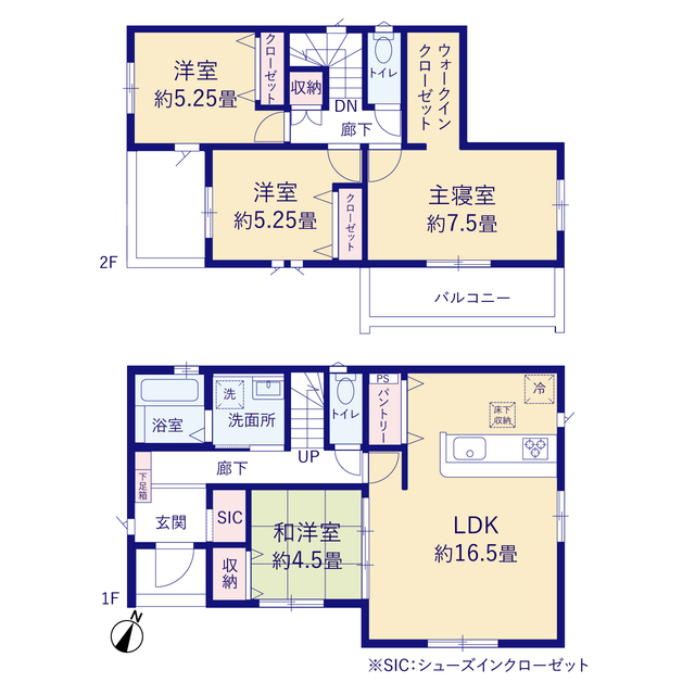 1号棟　間取り図