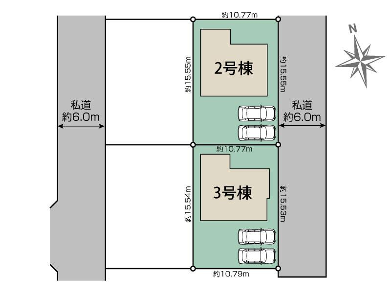泉佐野市日根野4棟 区画図