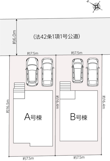 ハートフルタウン港区福田2丁目218番の見取り図