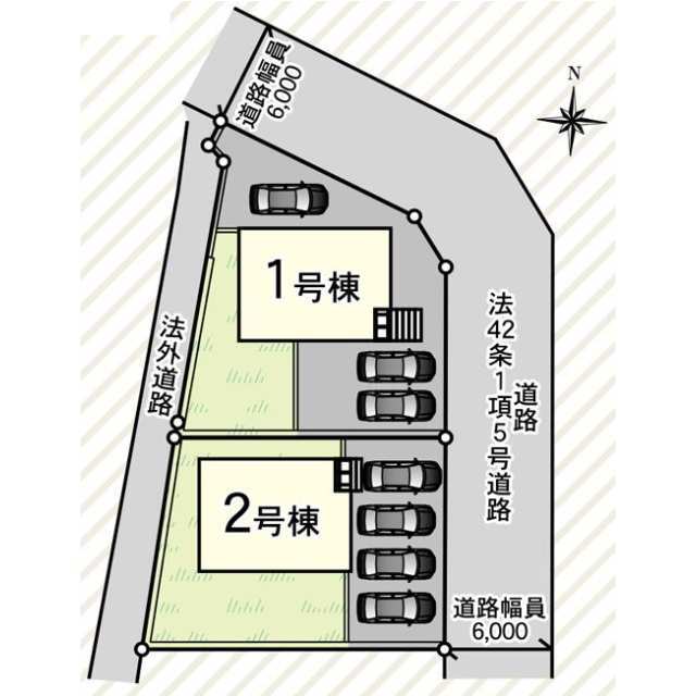 クレイドルガーデン日出町川崎 第7の見取り図