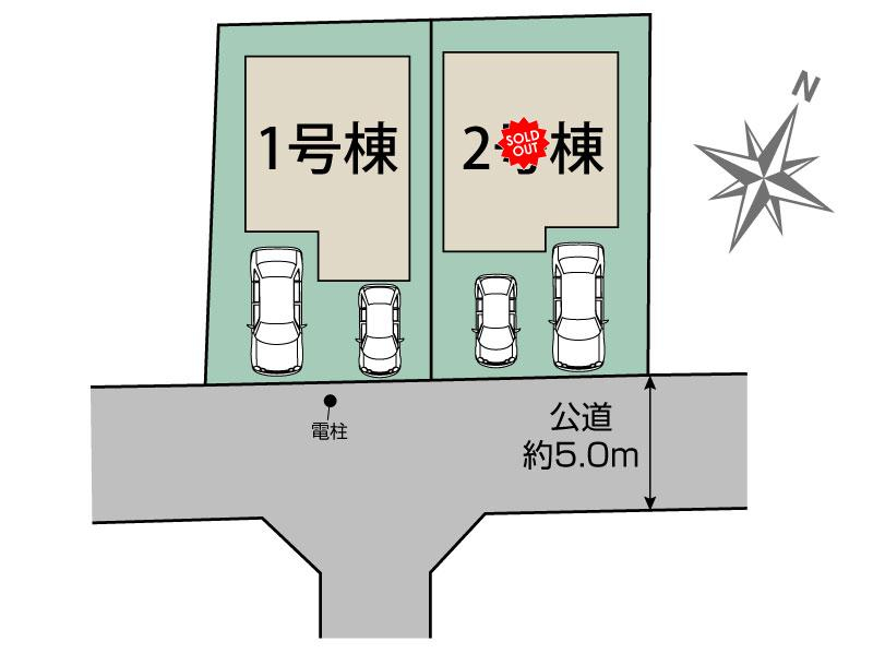 東久留米市幸町4丁目2棟 区画図