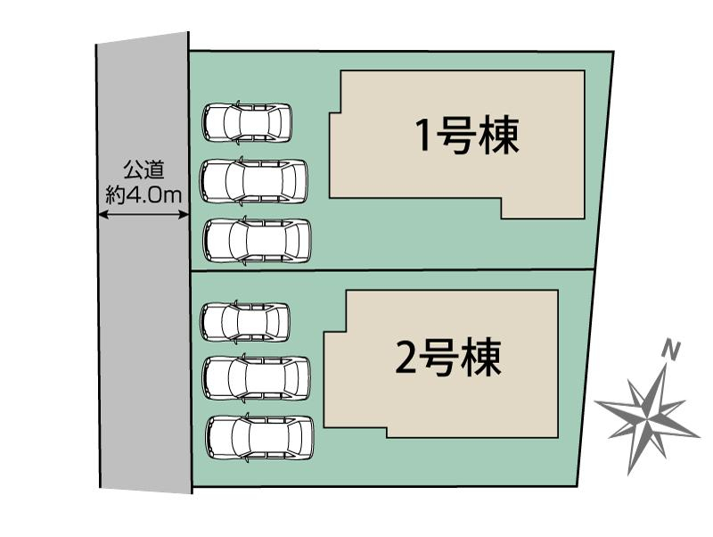 千葉市緑区あすみが丘2丁目2棟 区画図