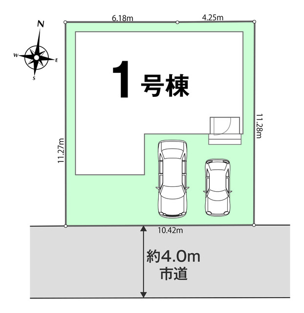 リナージュネクスジー春日部市大沼１丁目０１期の見取り図