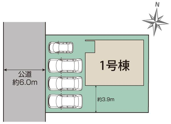 小牧市下小針中島3丁目1棟 区画図