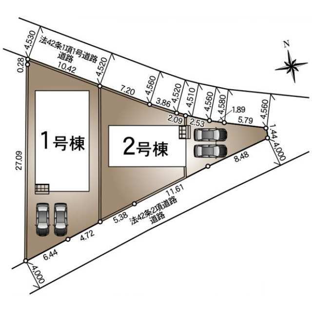 クレイドルガーデン塩尻市広丘吉田 第6の見取り図
