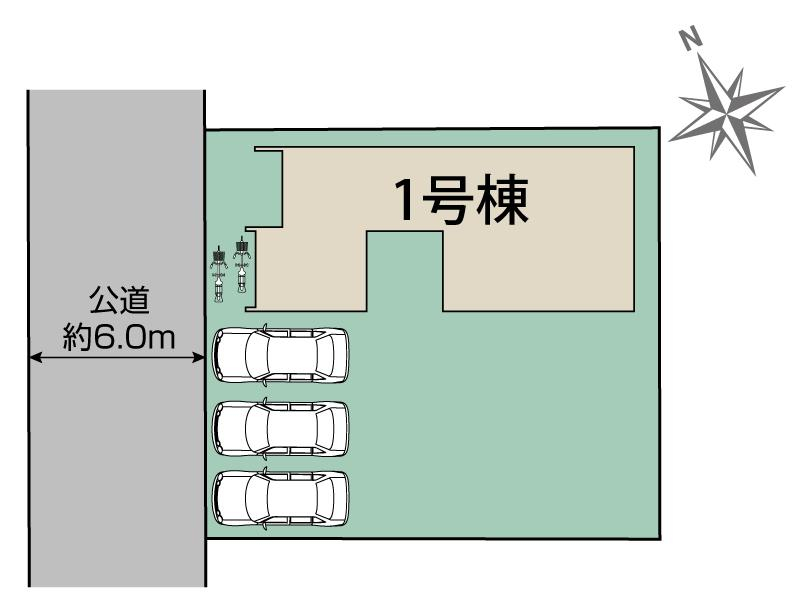 宇都宮市石井町1棟 区画図