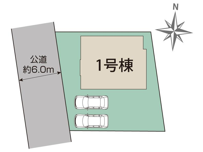 宇都宮市簗瀬町1棟 区画図