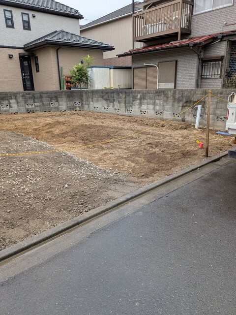 １号棟　現地土地写真