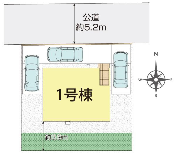 ブルーミングガーデン岡山市中区国府市場２期１棟の見取り図