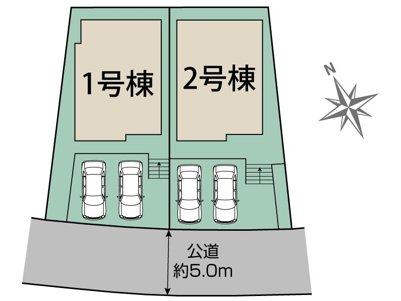 千葉市若葉区千城台西1丁目2棟 区画図