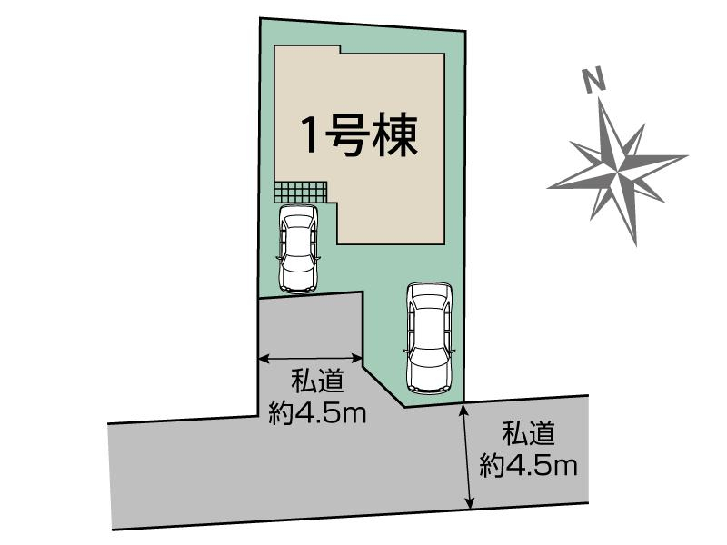 横浜市旭区本宿町1棟 区画図