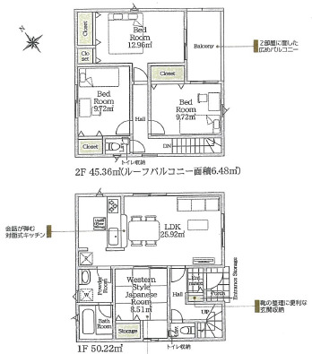 クレイドルガーデン秦野市南矢名 第19の見取り図