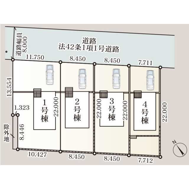 クレイドルガーデン札幌市南区南沢二条 第1の見取り図