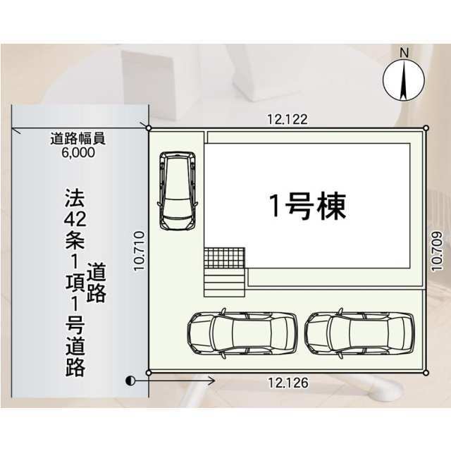 クレイドルガーデン石巻市湊東 第7の見取り図
