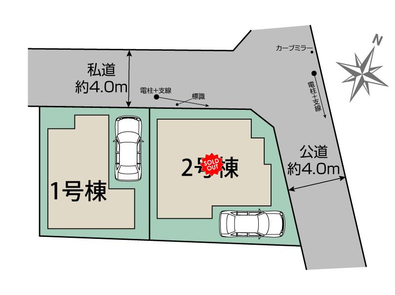 西東京市ひばりが丘北2丁目2棟 区画図