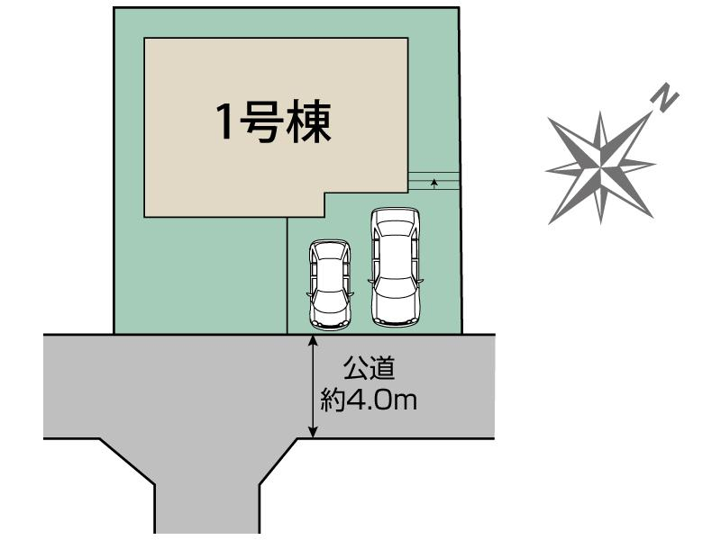 牛久市さくら台1丁目5期1棟 区画図