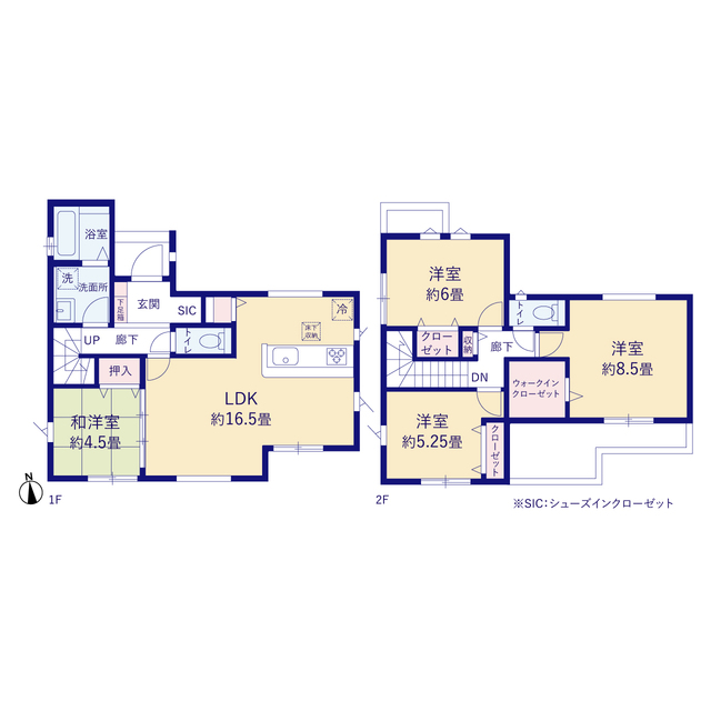 グラファーレ4333千葉市矢作町１１期１棟の見取り図