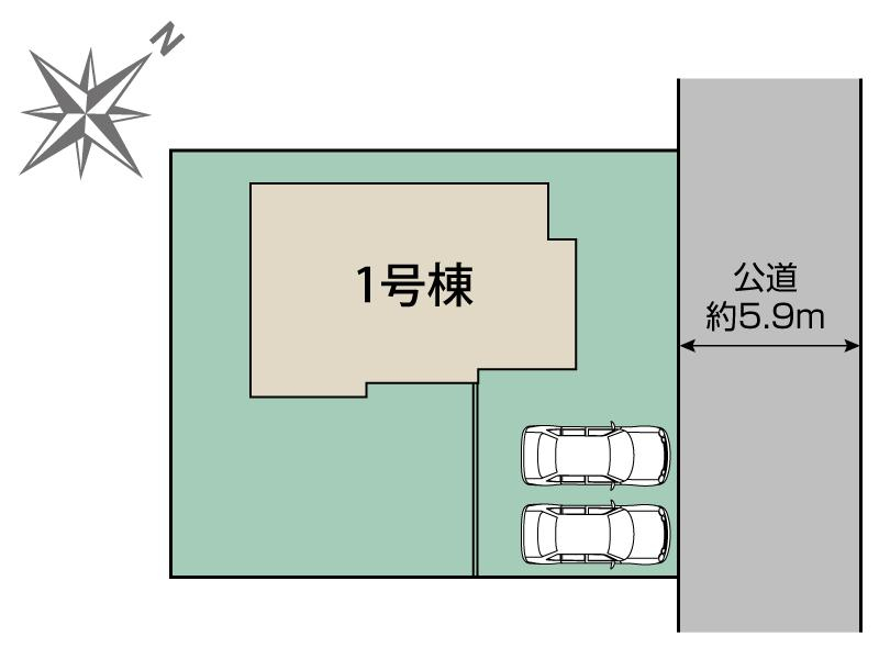 水戸市堀町5期1棟 区画図