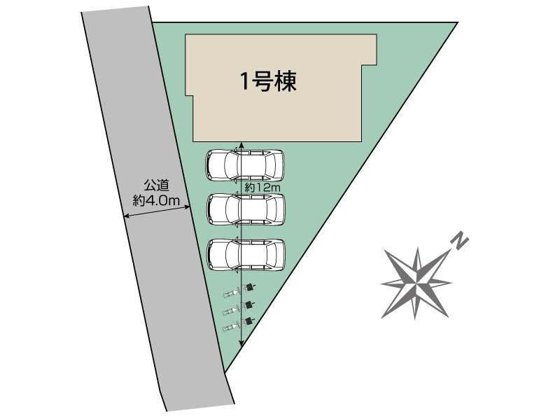 秦野市渋沢上2丁目1棟 区画図