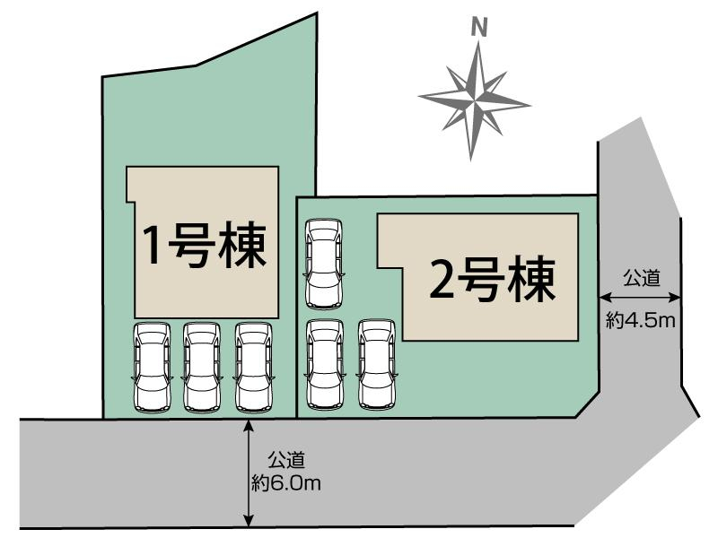 千葉市緑区あすみが丘東2丁目2棟 区画図