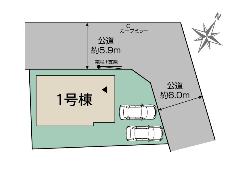 鎌ケ谷市東鎌ヶ谷3丁目1棟 区画図