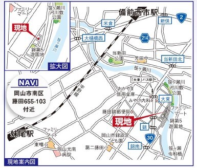 グラファーレ4360岡山市藤田９期１棟の見取り図