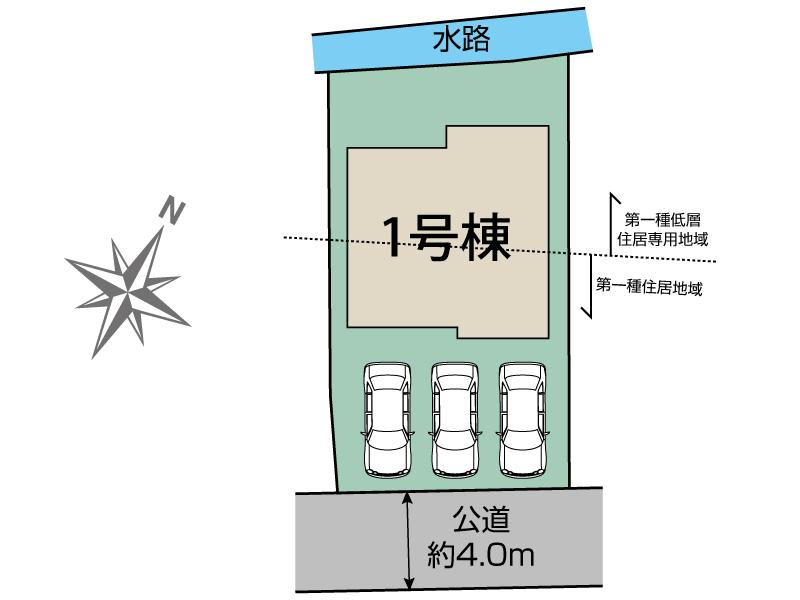 静岡県島田市阿知ケ谷1棟 区画図