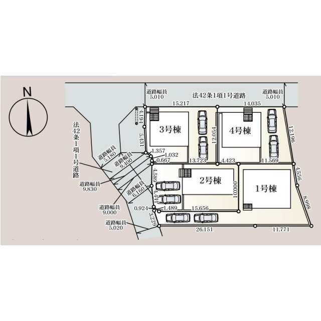 クレイドルガーデン前橋市稲荷新田町 第3の見取り図