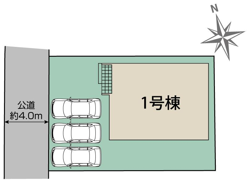 秦野市春日町1棟 区画図