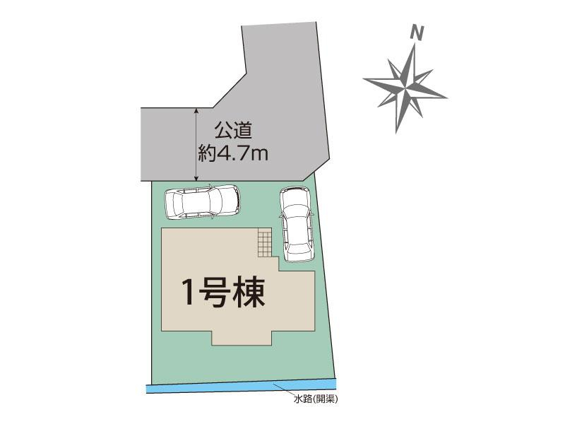 北九州市小倉南区沼南町1丁目1棟 区画図