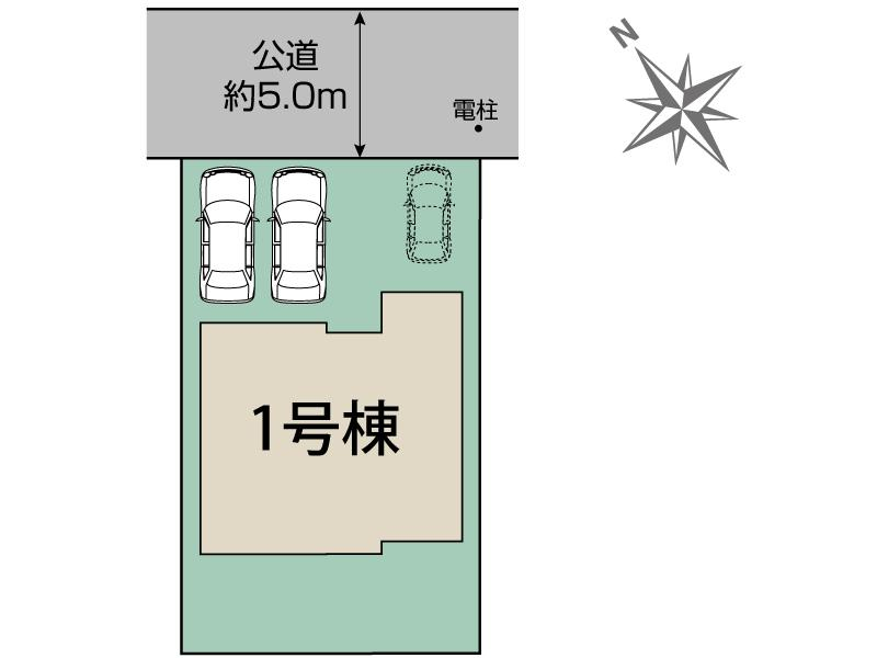 四街道市旭ケ丘1丁目2期1棟 区画図