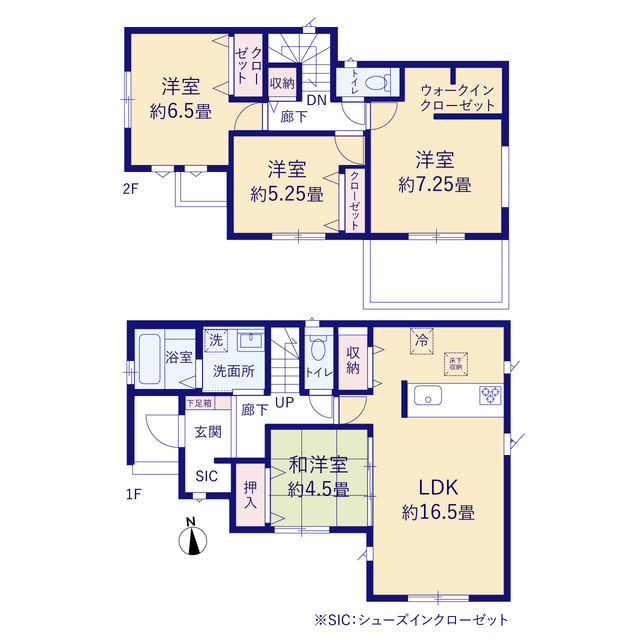 グラファーレ4333船橋市松が丘５２期１棟の見取り図