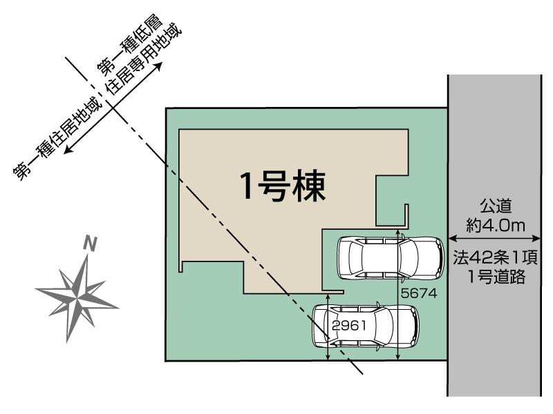 川越市吉田4期1棟 区画図