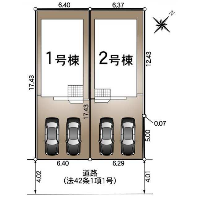 クレイドルガーデン浜松市中央区富塚町 第1の見取り図